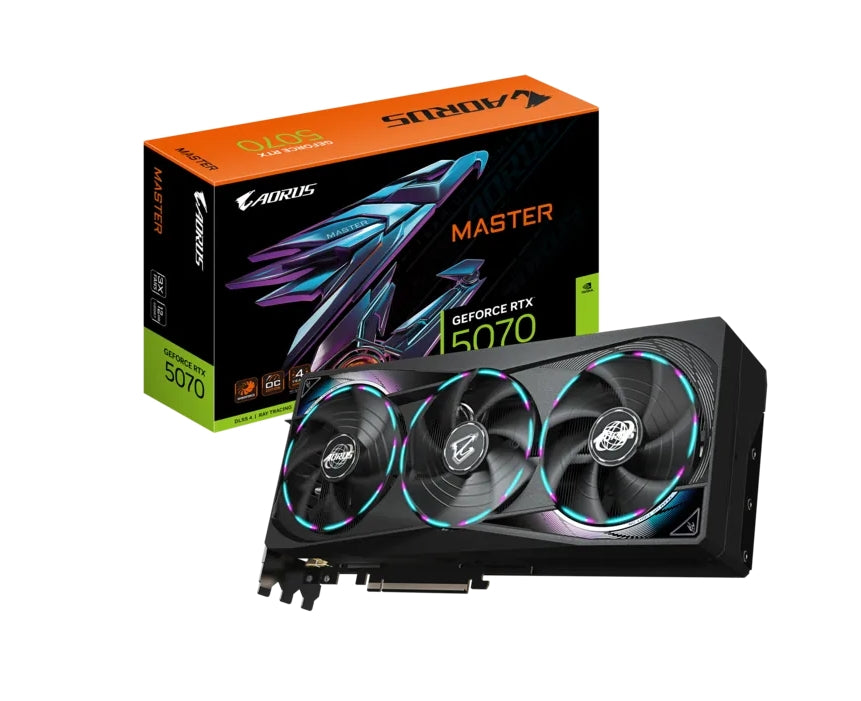 Видео карта Gigabyte Aorus GeForce RTX 5070 12GB GDDR7 Master