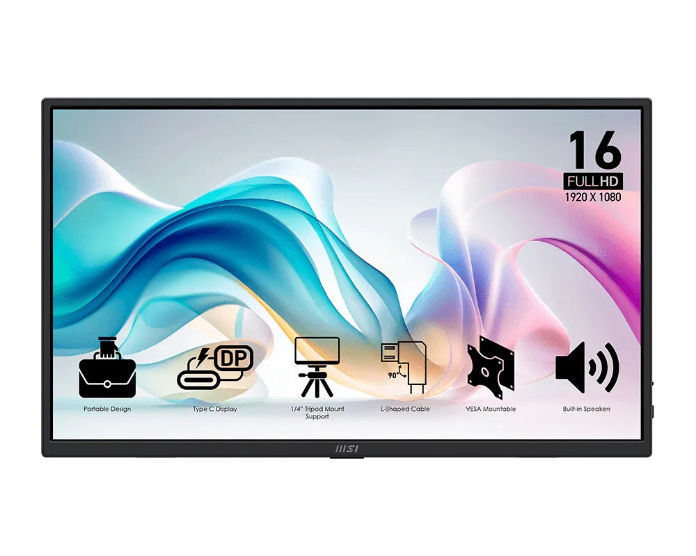 Монитор MSI PRO MP165 E6 Portable Monitor