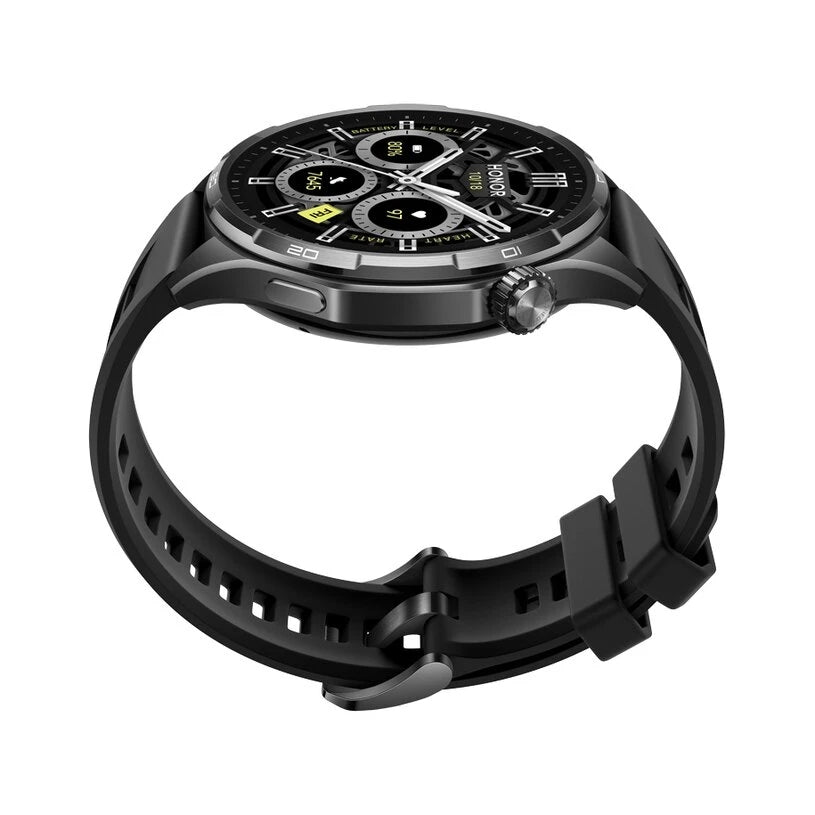 Часовник Honor Watch 6 BT 32MB+4GB Shadow Black Black Fluoroelastomer Strap EU Version