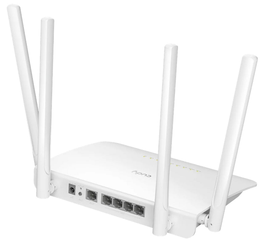 Рутер Cudy WR1300 AC1200 Gigabit Wi-Fi Mesh Router Dual Band 5 x 10/100/1000Mbps 867Mbps