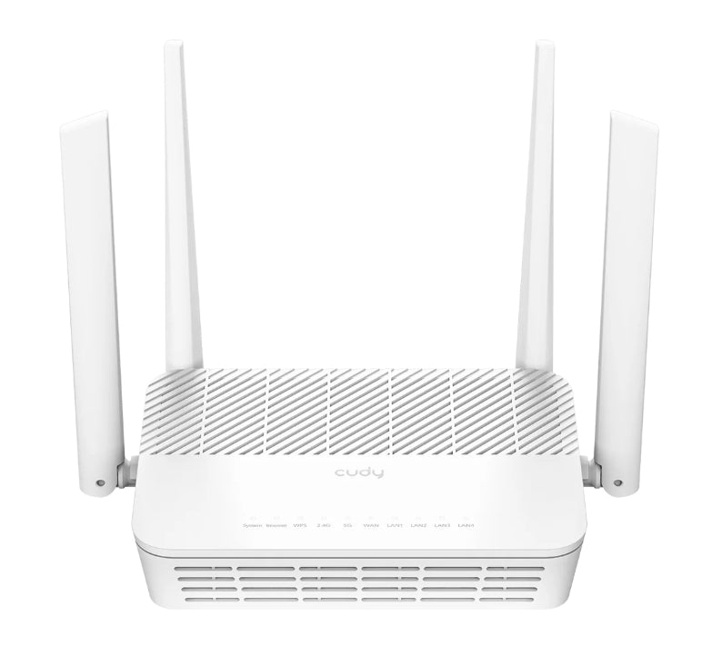 Рутер Cudy WR3000S AX3000 Gigabit Wi-Fi 6 Mesh Router 2402Mbps at 5GHz + 574Mbps at 2.4GHz