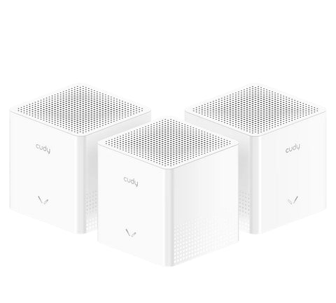 Рутер Cudy M1200 (3-Pack) AC1200 Wi-Fi Mesh Solution 867Mbps at 5GHz + 300Mbps at 2.4GHz