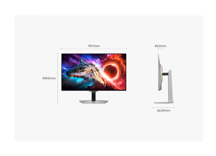 Монитор Samsung 32'' LS32HG800SU Odyssey OLED G8 4K 3840x2160 0.03ms 240Hz Glare Free DP