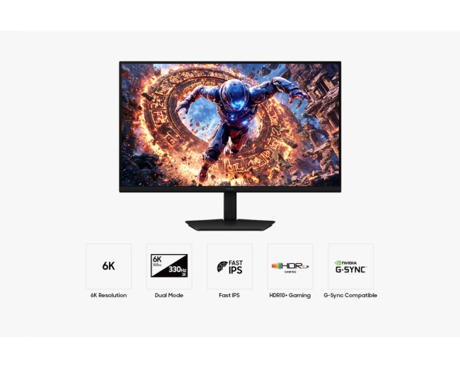 Монитор Samsung 32'' LS32HG802SU Odyssey IPS G8 6K 6144x3456 1ms 165Hz Black