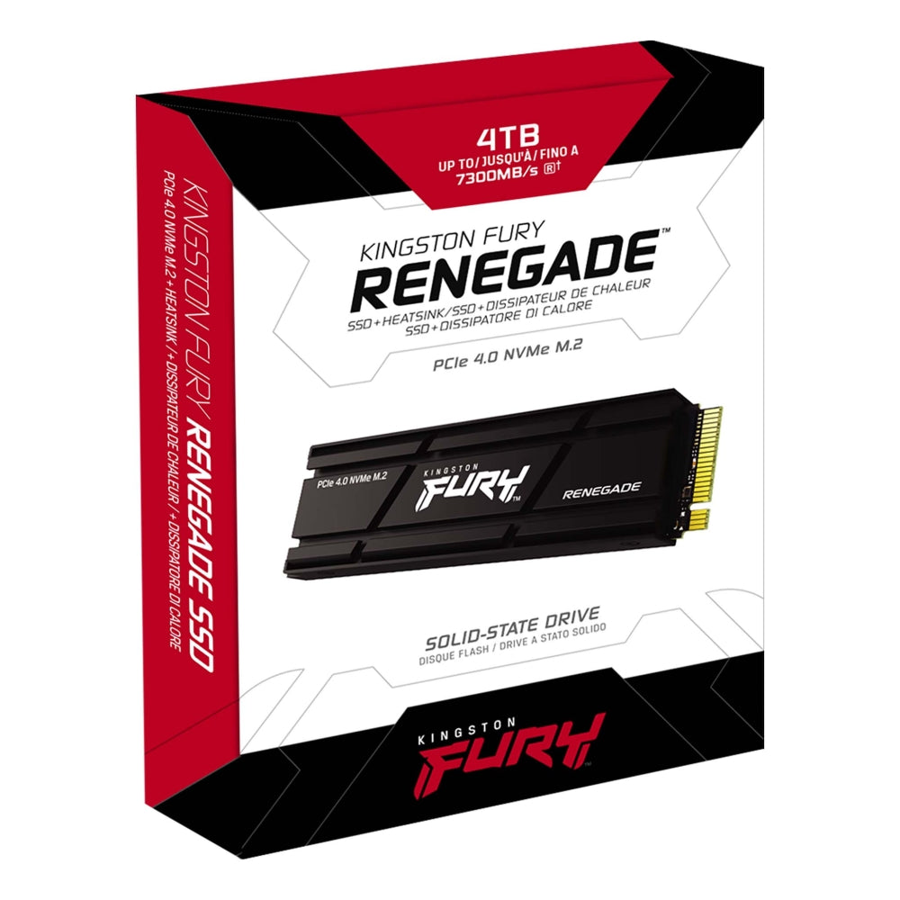 Твърд диск Kingston FURY Renegade 4TB Gen 4 Heatsink