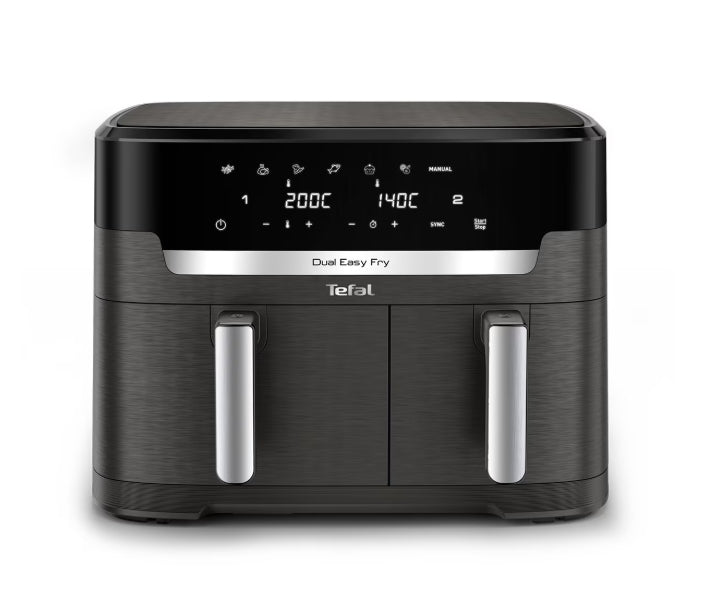 Уред за здравословно готвене Tefal EY942HE0 Xxl Dual Easy Fry Coal Eu