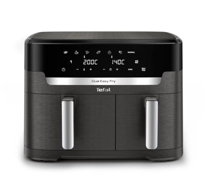Уред за здравословно готвене Tefal EY942HE0 Xxl Dual Easy Fry Coal Eu