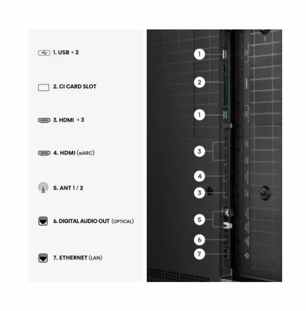 Телевизор Hisense 55" UR8S, 4K Ultra HD 3840x2160