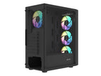 Кутия за компютър Fury PC Case Shobo SH8 ARGB Midi Tower, Window, Black