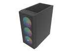 Кутия за компютър Fury PC Case Shobo SH8 ARGB Midi Tower, Window, Black