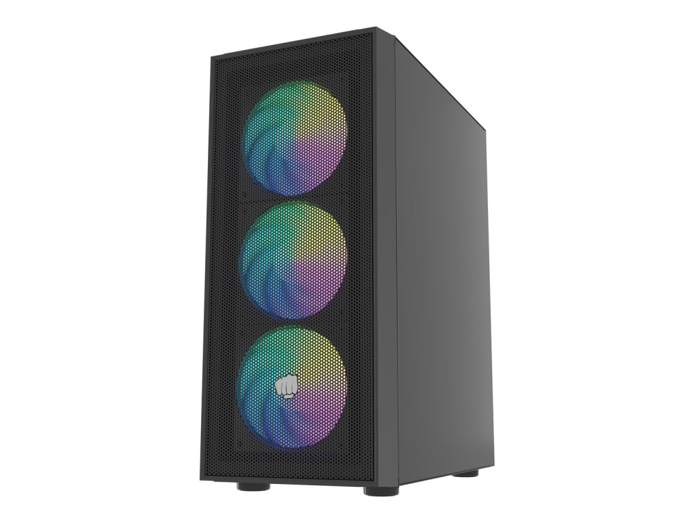 Кутия за компютър Fury PC Case Shobo SH8 ARGB Midi Tower, Window, Black