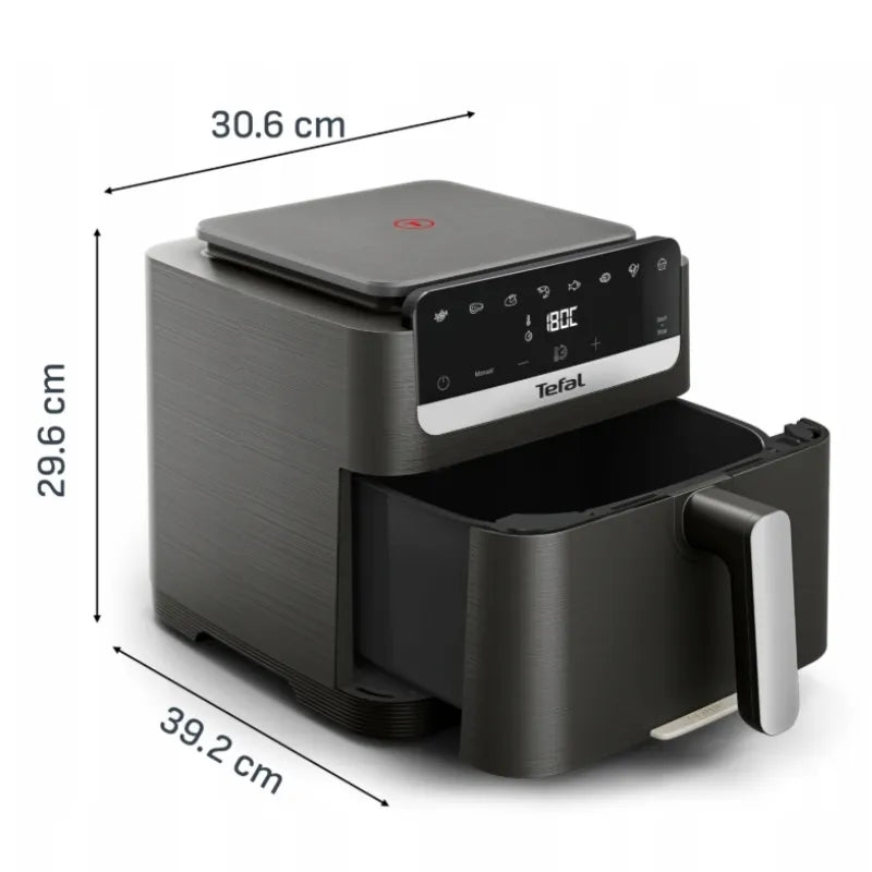 Уред за здравословно готвене Tefal EY866HE1 Mega Compact Detach. Front + Ac