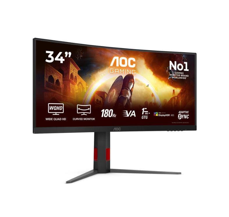 Монитор AOC CU34G4CA, 34" Curved 1500R