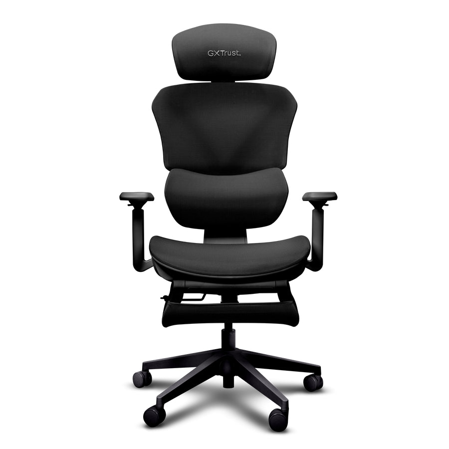 Стол TRUST GXT725 Rivara Ergonomic Mesh Gaming Chair Black
