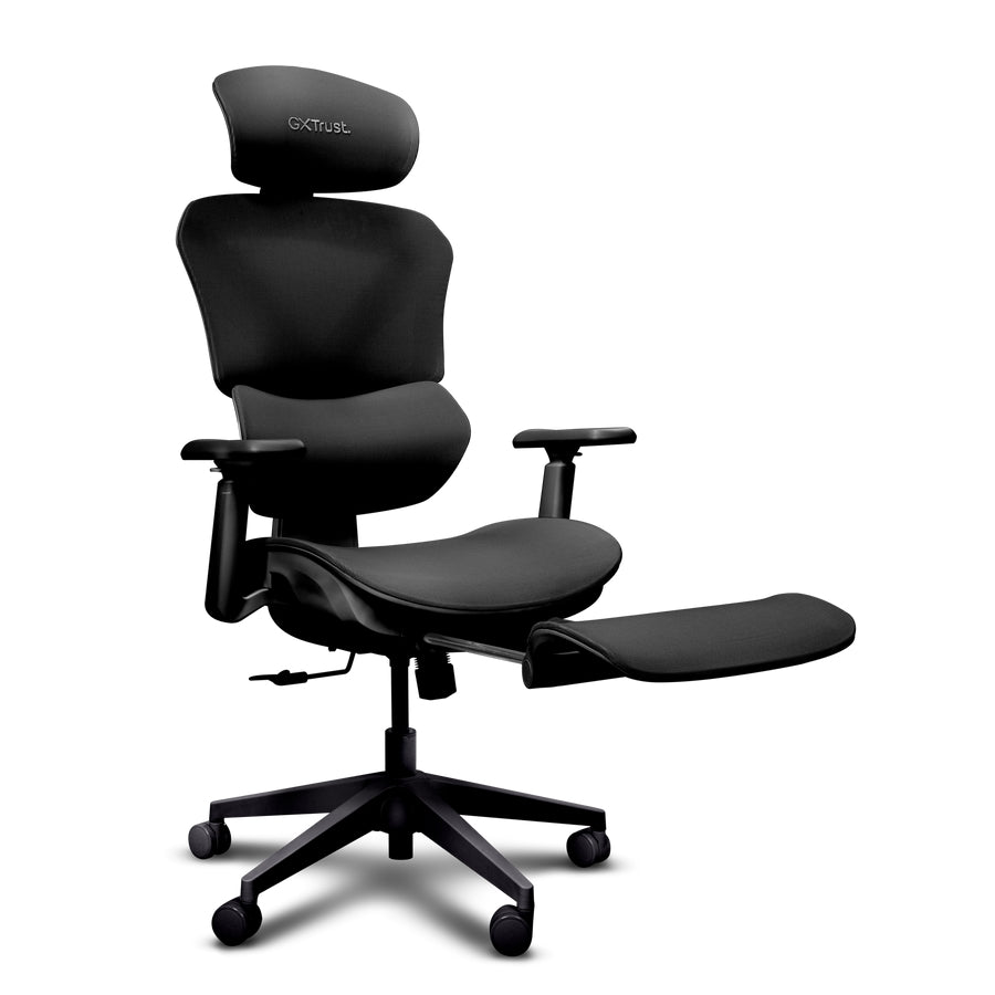 Стол TRUST GXT725 Rivara Ergonomic Mesh Gaming Chair Black