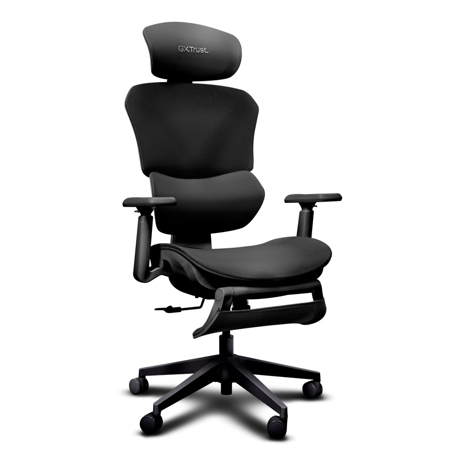 Стол TRUST GXT725 Rivara Ergonomic Mesh Gaming Chair Black