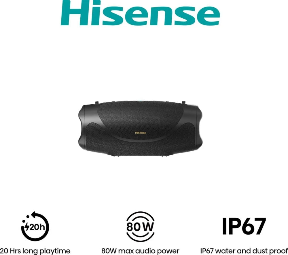 Аудио система Hisense, FlexBoom, Party speaker 2.0 Ch.