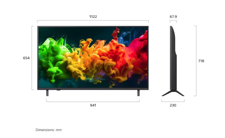Телевизор LG 50QNED81B3C., 50" 4K QNED MiniLED Smart TV
