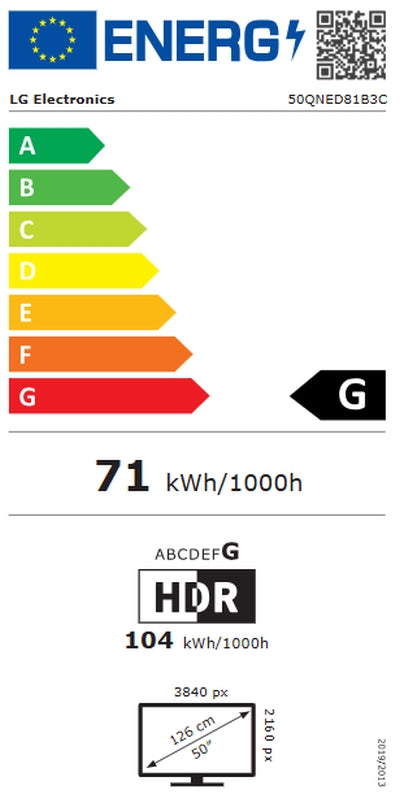 Телевизор LG 50QNED81B3C., 50" 4K QNED MiniLED Smart TV
