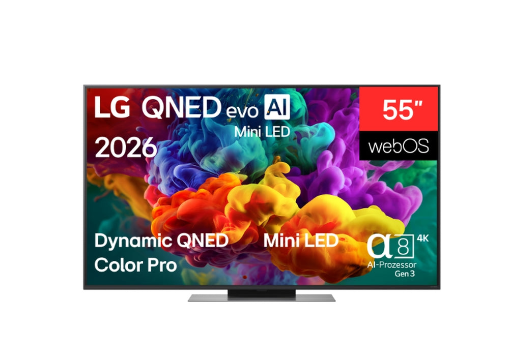Телевизор LG 55QNED86B3B, 55" 4K QNED MiniLED Smart TV