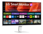 Монитор LG 27U511SB-W, 27" IPS Smart webOS23