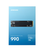 Твърд диск Samsung SSD 990 1TB PCIe 4.0 NVMe M.2 V-NAND Read 7150 MB/s Write 6450 MB/s