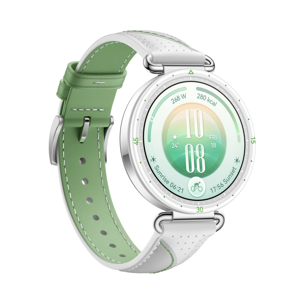 Часовник Huawei Watch GT 7 Konsu-B39LG White and Green Composite Leather