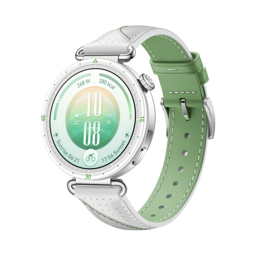 Часовник Huawei Watch GT 7 Konsu-B39LG White and Green Composite Leather