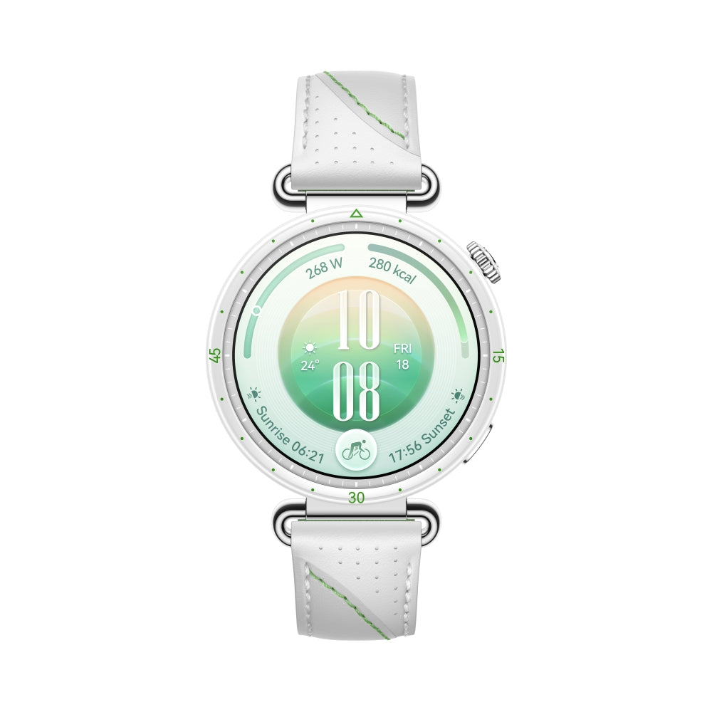 Часовник Huawei Watch GT 7 Konsu-B39LG White and Green Composite Leather