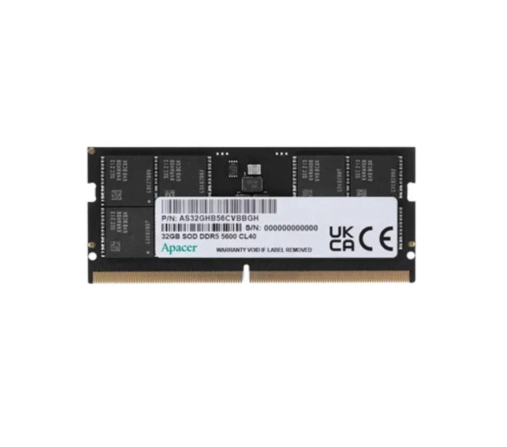 Памет Apacer 32GB Notebook Memory, DDR5 SODIMM 5600Hz