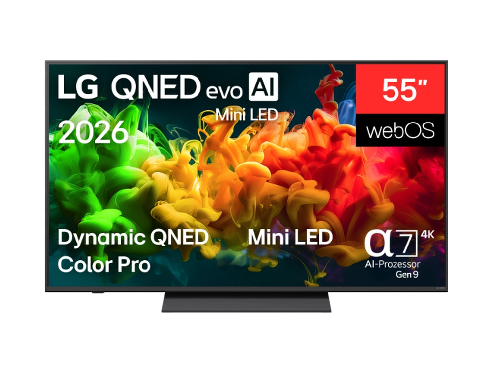 Телевизор LG 55QNED81B3A, 55" 4K QNED MiniLED Smart TV
