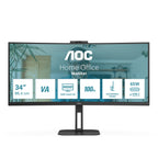 Монитор AOC CU34V5CW/BK, 34" Curved 1500R