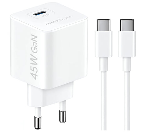 Зарядно устройство Honor Choice 45W GaN Charger-EU White