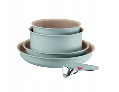 Комплект тигани и тенджери Tefal L8049502 Set 5Pcs Ing6 Harmony Eucal Fr