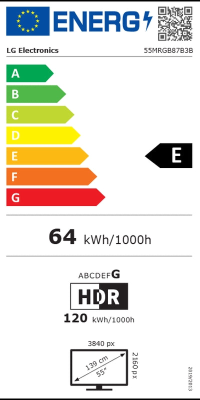 Телевизор LG 55MRGB87B3B, 55" Mini RGB evo AI Smart TV