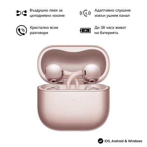 Слушалки Huawei FreeClip 2 Robin-T11 Rose gold (6942103178733_RR)