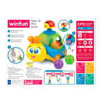 WINFUN Играчка за дърпане - музикален охлюв с топчета