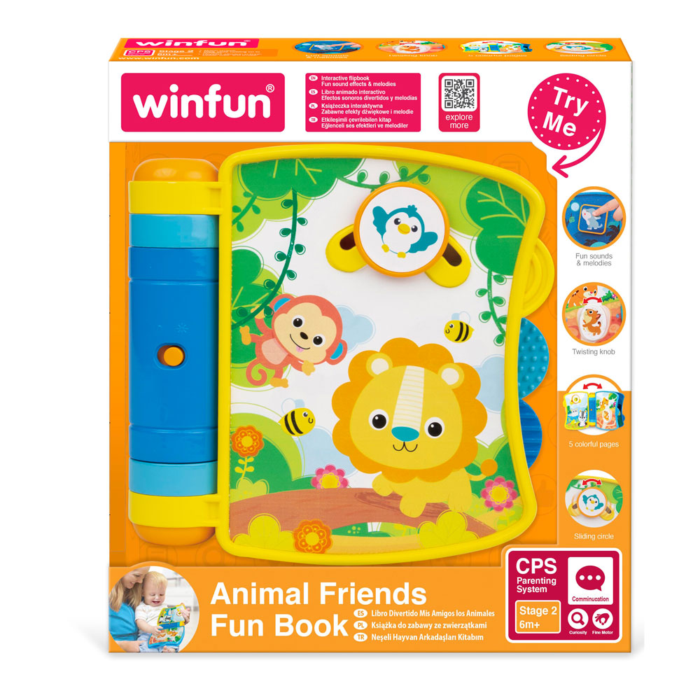 WINFUN Музикална книжка с животни