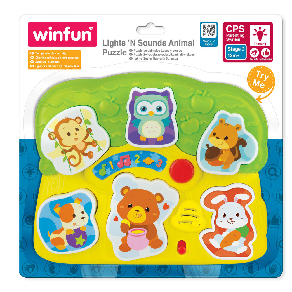 WINFUN Музикален сортер с Животни