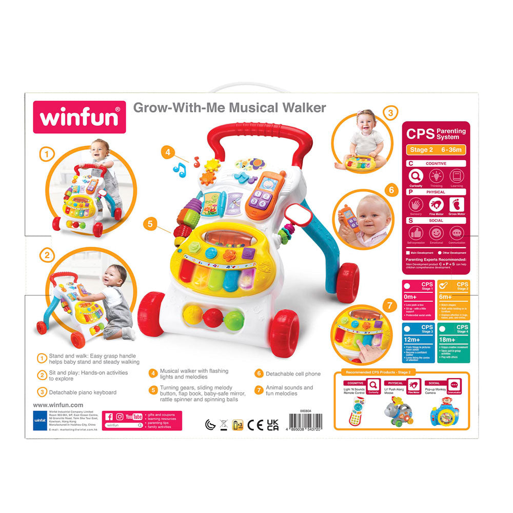 WINFUN Музикална проходилка GROW WITH ME 804