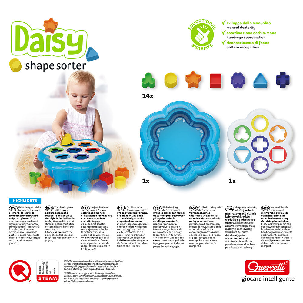 QUERCETTI Сортер с форми Daisy 16ч.