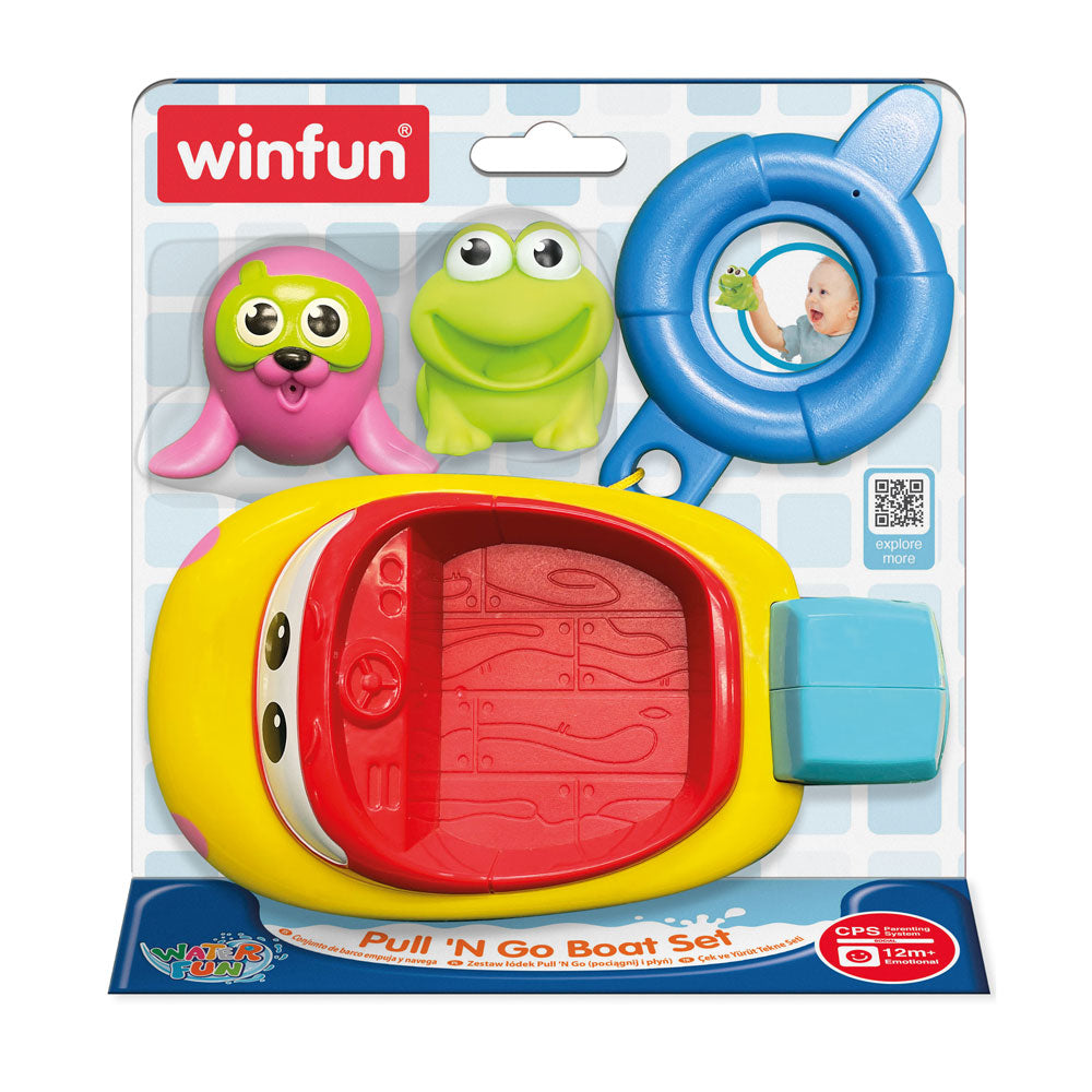 WINFUN Играчка за баня Лодка с животни
