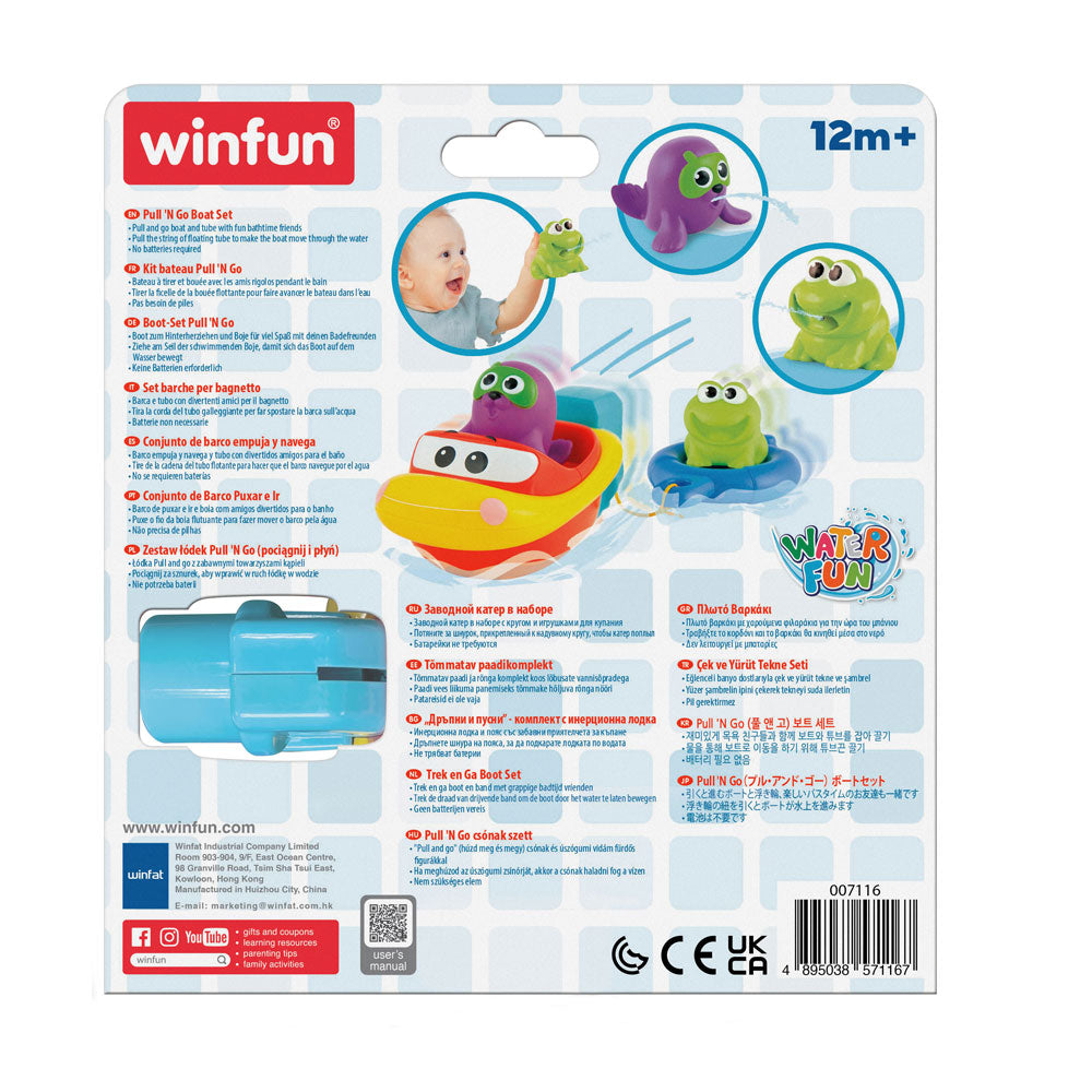 WINFUN Играчка за баня Лодка с животни