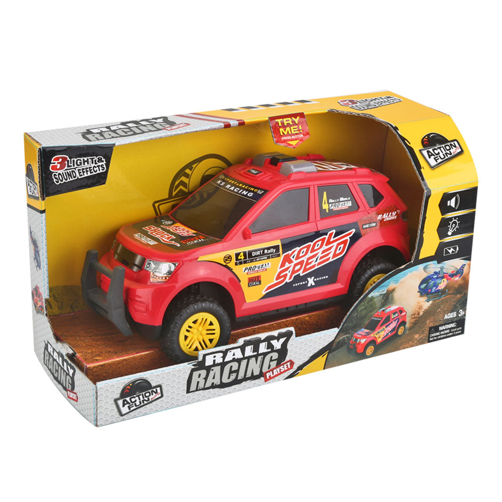 Action Fun Кола Rally Racer със светлини и звуци