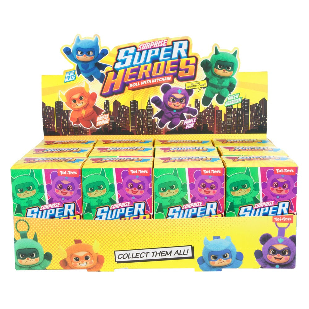 Ttoys Super Heroes Плюшена Фигура Изненада за Закачане