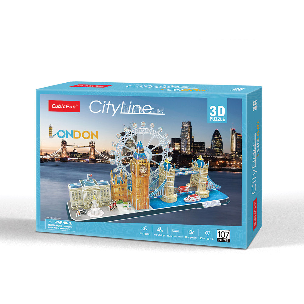 CubicFun 3D Пъзел CITY Line LONDON