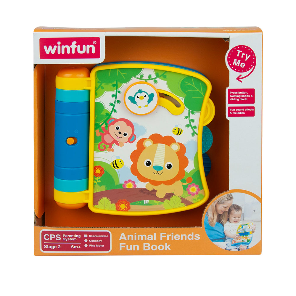 WINFUN Музикална книжка с животни