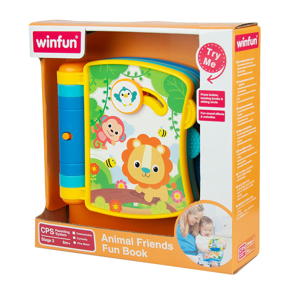 WINFUN Музикална книжка с животни