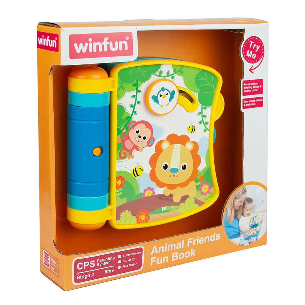 WINFUN Музикална книжка с животни