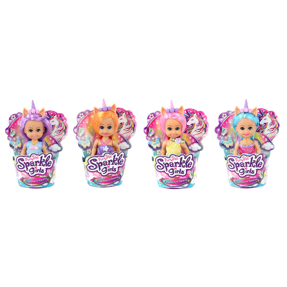 SPARKLE GIRLZ Кукла в конус 10 см. RAINBOWS AND UNICORNS